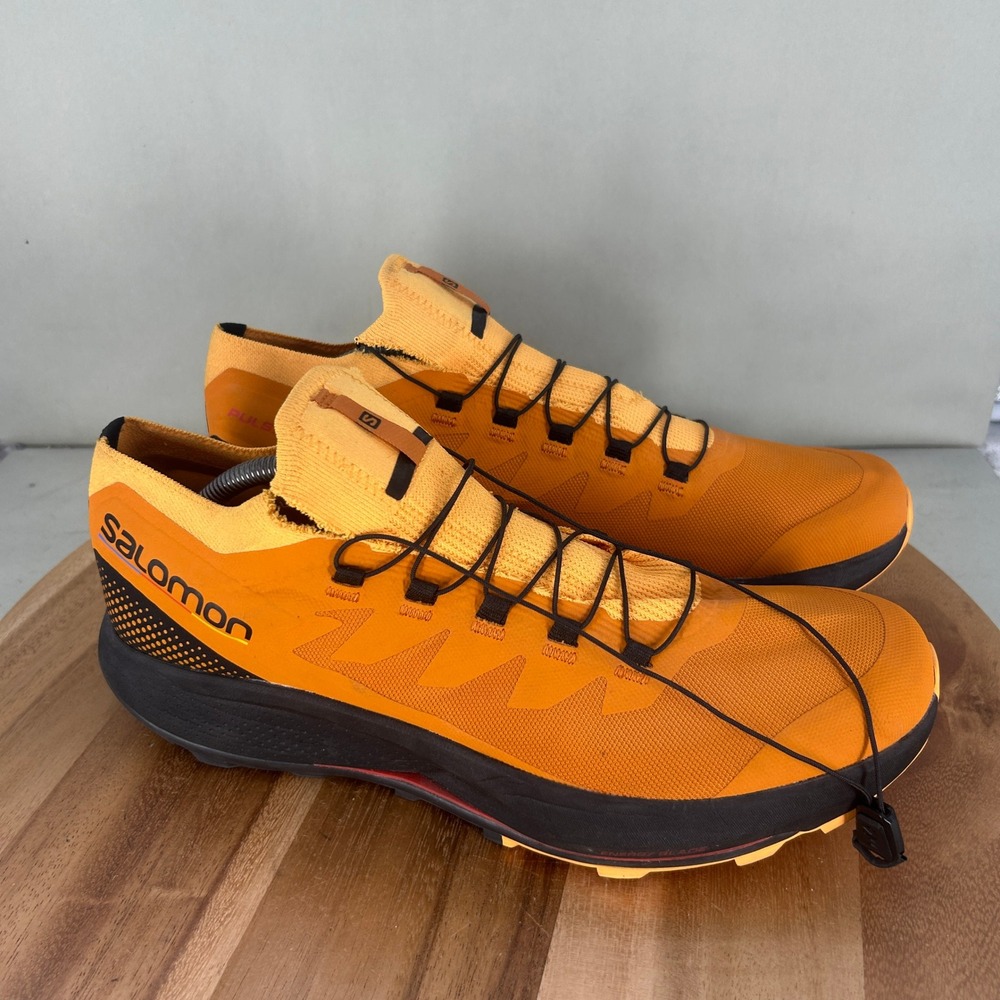 Salomon Pulsar Trail Pro Mens Trail Running Shoes Orange 417269 Size 12
